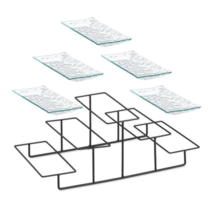 Plateau avec 5 plateaux