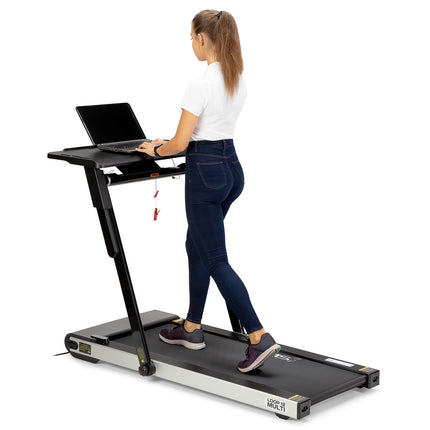Laufband-Schreibtisch mit verstellbarer Höhe und klappbarem Design