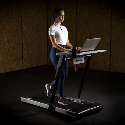 Laufband-Schreibtisch mit verstellbarer Höhe und klappbarem Design