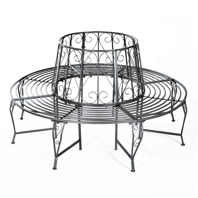 Gartenbank Metall 360°, rund 160 cm