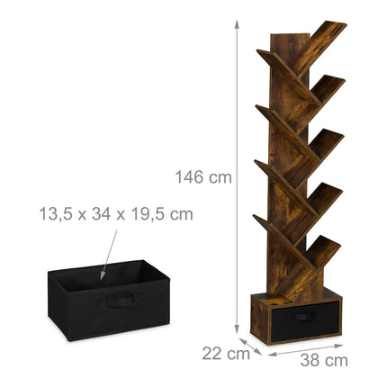 Baumförmiges Bücherregal