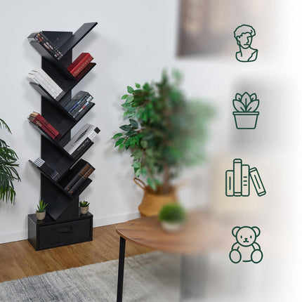 Baumförmiges Bücherregal