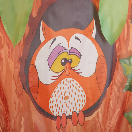 Tree trunk play tent