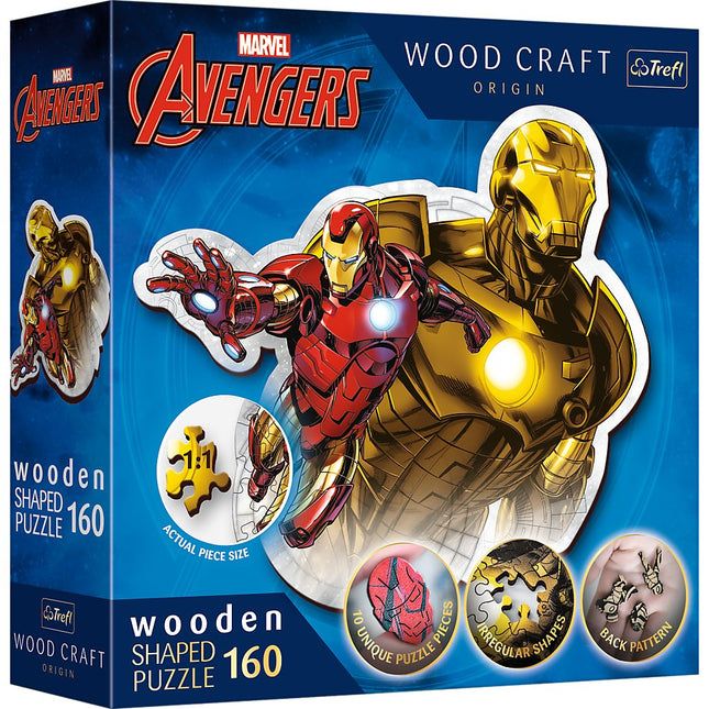 Trefl Avengers Holzpuzzle Iron Man 160 Teile