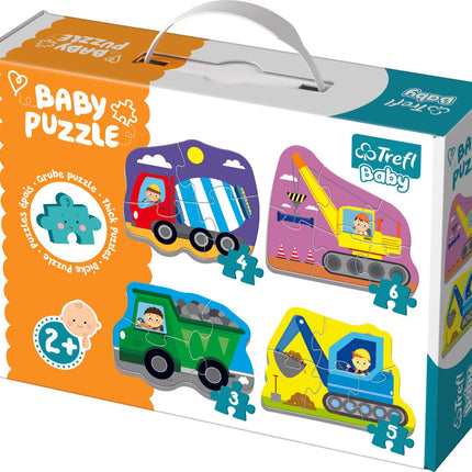 Trefl Baby Puzzle Set, Machines