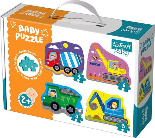 Trefl Baby Puzzle-Set, Maschinen
