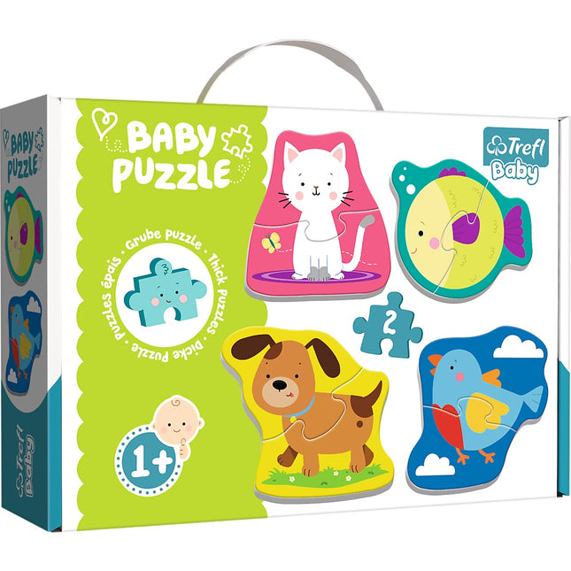 Trefl Baby Puzzle Set, Haustiere