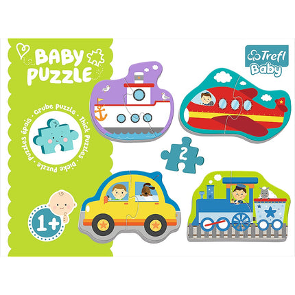 Trefl Baby Puzzle Set, Transport Vehicals