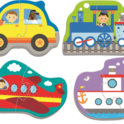 Trefl Baby Puzzle Set, Transport Vehicals