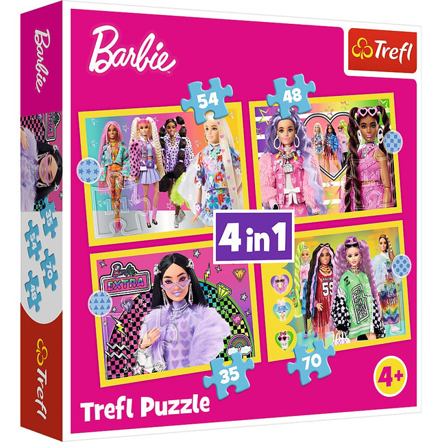 Trefl Barbie Puzzle 4-in-1 Set