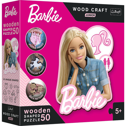 Trefl Barbie Holzpuzzle Barbie 50 Teile