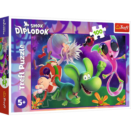 Trefl Diplodocus Puzzle, 100 Pcs
