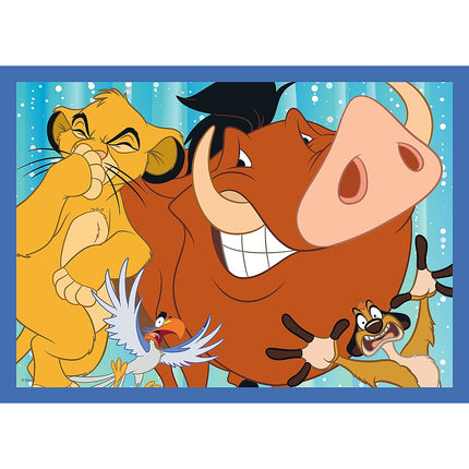 Trefl Disney Puzzle 4-in-1 Set Disney 100, 35 48 54 70 Teile