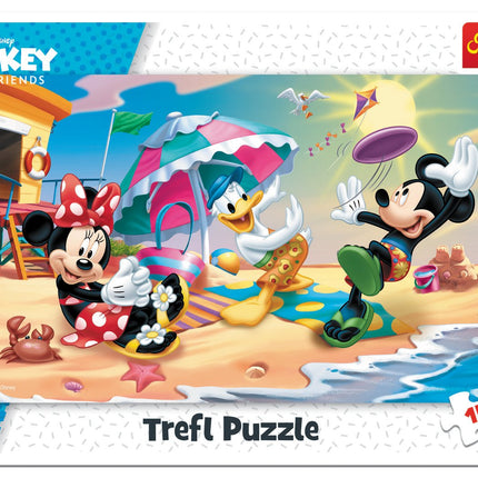 Trefl Disney Puzzle im Rahmen Micky Maus, 15 Teile
