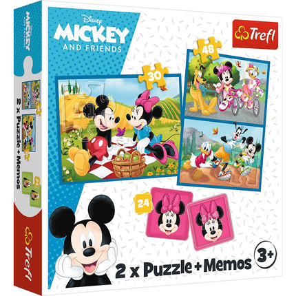 Trefl Disney Puzzle Set Mickey-Mouse 30+48+M24