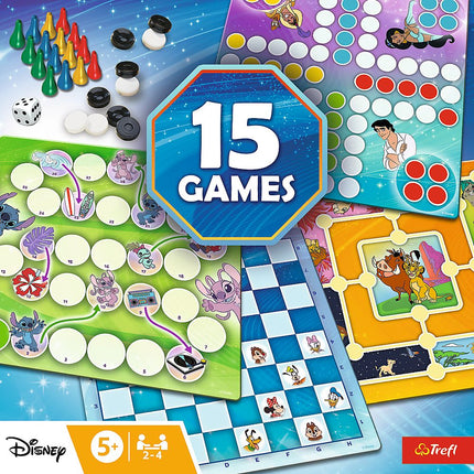 Trefl Disney Set Of 15In1 Games