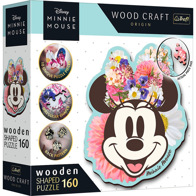 Trefl Disney Holzpuzzle Micky und Minnie 160 Teile