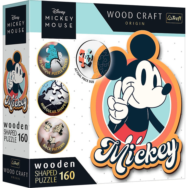 Trefl Disney Holzpuzzle Micky Maus 160 Teile