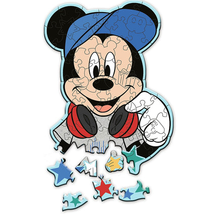 Trefl Disney Holzpuzzle Micky Maus 50 Teile