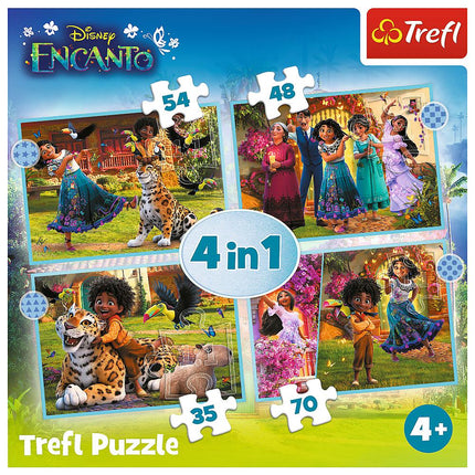 Trefl Encanto Puzzle 4 In 1 Set 35 48 54 70 Pcs