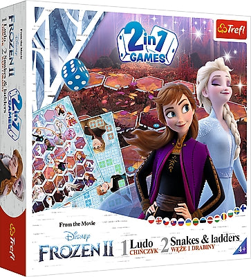 Trefl Frozen Brettspiel 2-in-1 Die Eiskönigin II