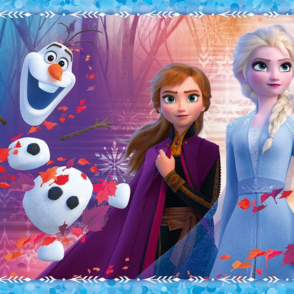 Trefl Frozen Puzzle-Set mit Memo-Karten Die Eiskönigin II