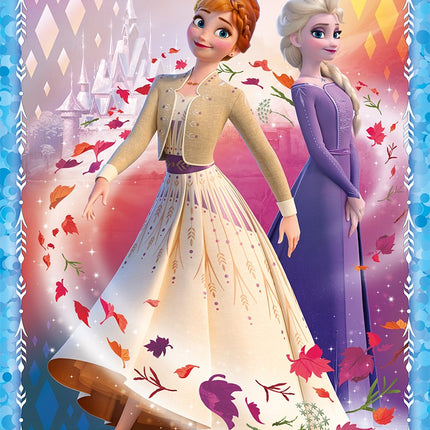 Trefl Frozen Puzzle-Set mit Memo-Karten Die Eiskönigin II
