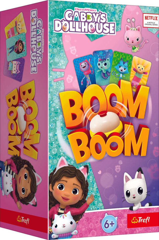 Trefl Gabby's Dollhouse Brettspiel Boom Boom