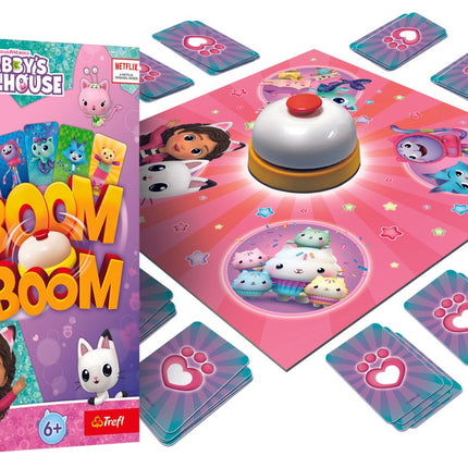 Trefl Gabby's Dollhouse Brettspiel Boom Boom