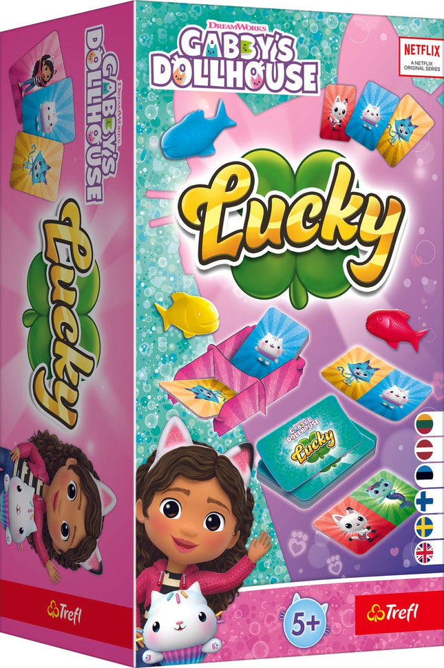 Trefl Gabbys Dollhouse Brettspiel Lucky