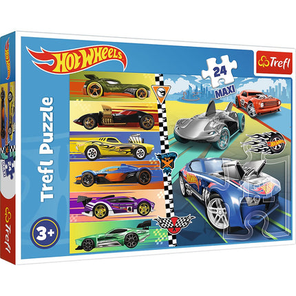 Trefl Hot Wheels Maxi Puzzle, 24 Pcs