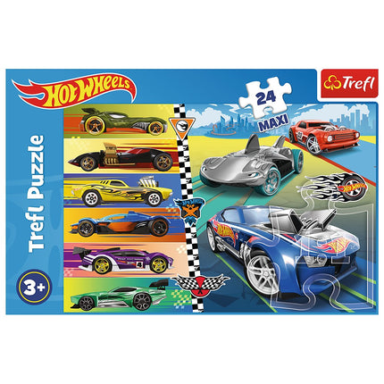 Trefl Hot Wheels Maxi Puzzle, 24 Pcs