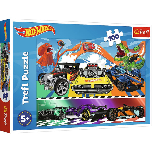 Trefl Hot Wheels Puzzle, 100 Teile