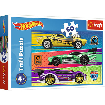 Trefl Hot Wheels Puzzle, 60 Pcs