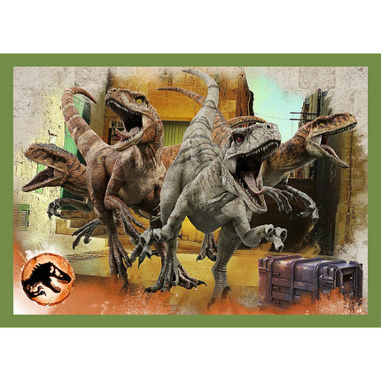 Trefl Jurassic World Puzzle 4 In 1 Set 35 48 54 70 Teile