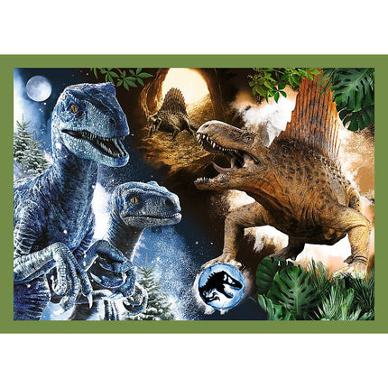 Trefl Jurassic World Puzzle 4 In 1 Set 35 48 54 70 Teile