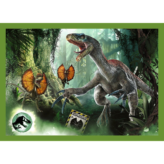 Trefl Jurassic World Puzzle 4 In 1 Set 35 48 54 70 Teile