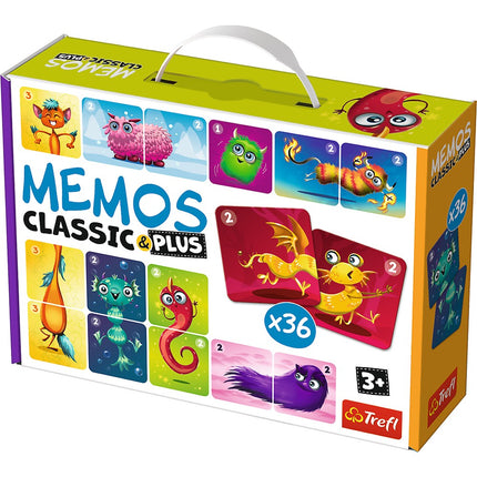 Trefl Memo Classic Plus Süße Monster