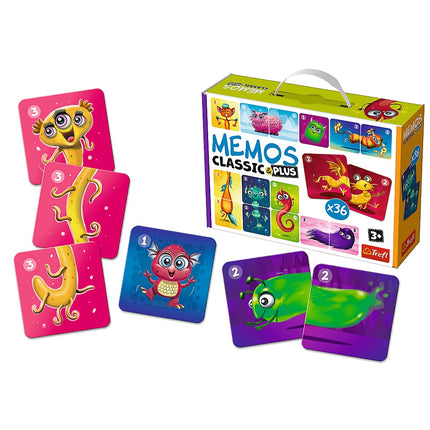 Trefl Memo Classic Plus Süße Monster