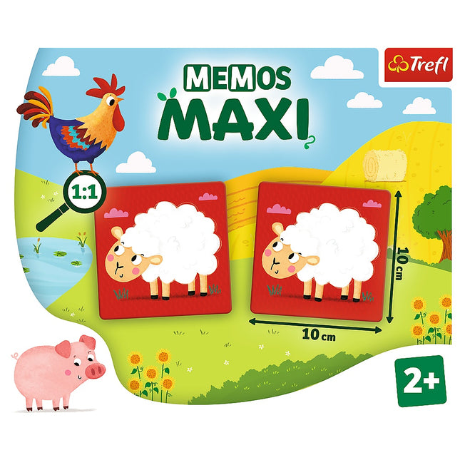 Trefl Memo Maxi Bauernhoftiere