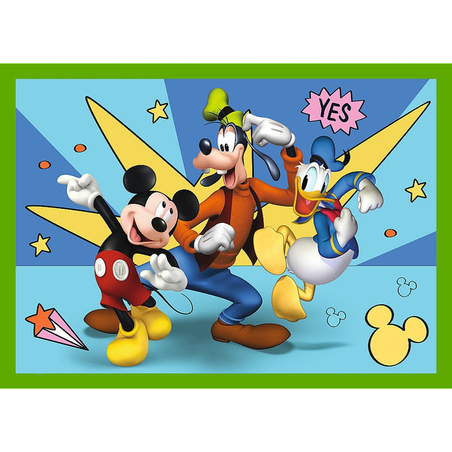 Trefl Mickey Mouse Puzzle 4 In 1 Set 12 15 20 24 Teile