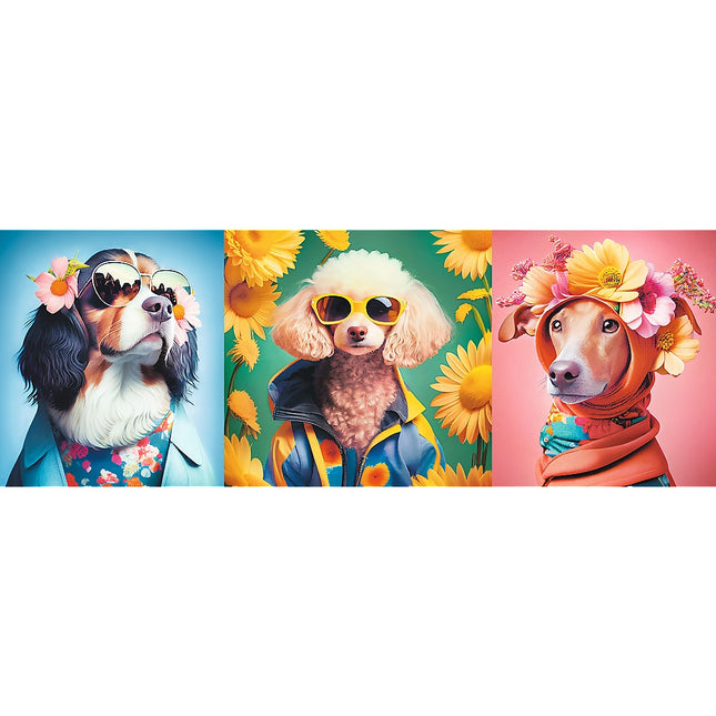 Trefl Panoramapuzzle Hunde 500 Teile