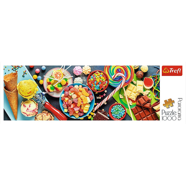 Trefl Panorama Puzzle Süßigkeiten 1000 Teile