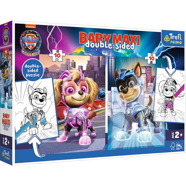Trefl Paw Patrol Baby Maxi Puzzle, 10X2 Teile