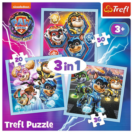 Trefl Paw Patrol puzzle sada 3 v 1