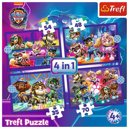 Trefl Paw Patrol Puzzle 4-in-1 Set