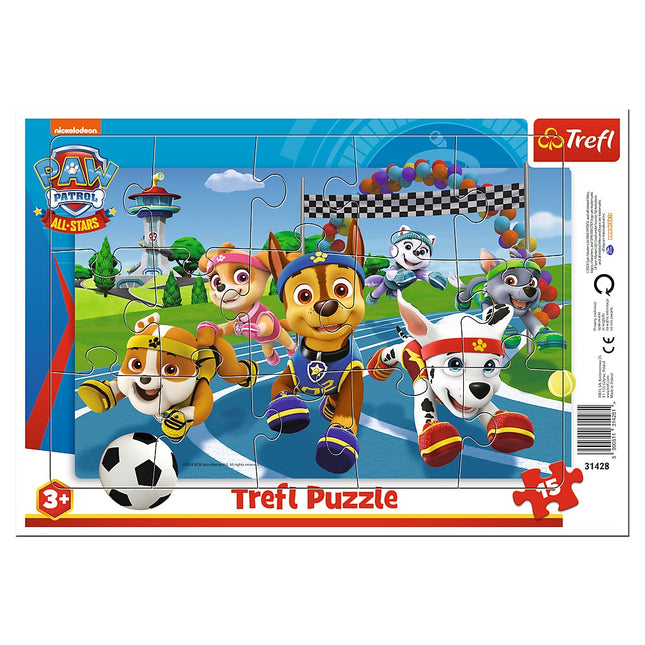 Trefl Paw Patrol Rahmenpuzzle, 15 Teile