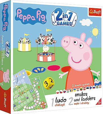 Trefl Peppa Wutz Brettspiel 2-in-1