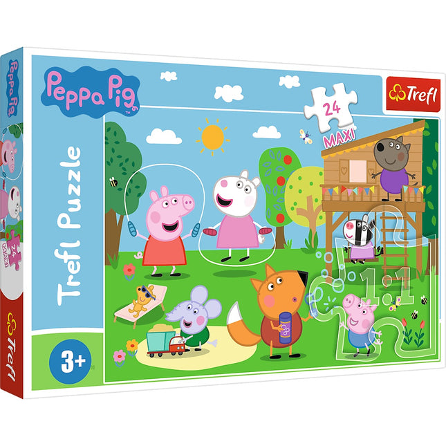 Trefl Peppa Wutz Maxi Puzzle, 24 Teile