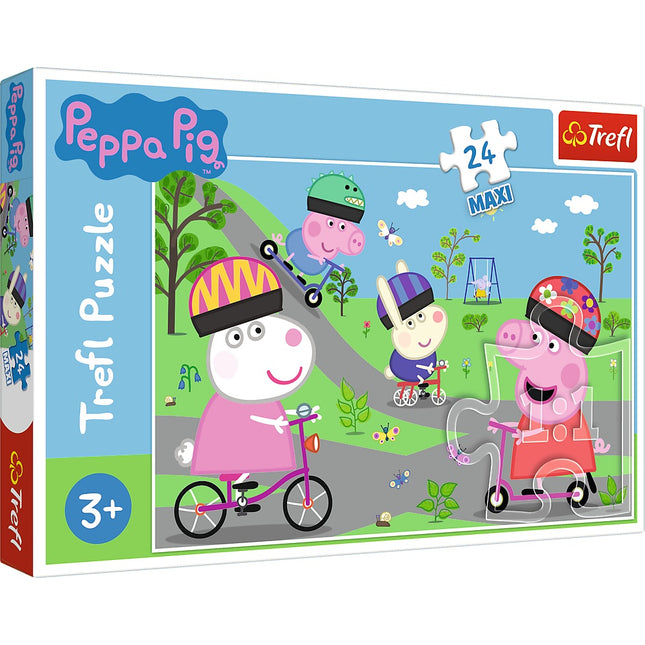 Trefl Peppa Wutz Maxi Puzzle, 24 Teile
